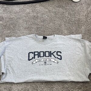 Crooks & Castles Gray Short Sleeve Tee